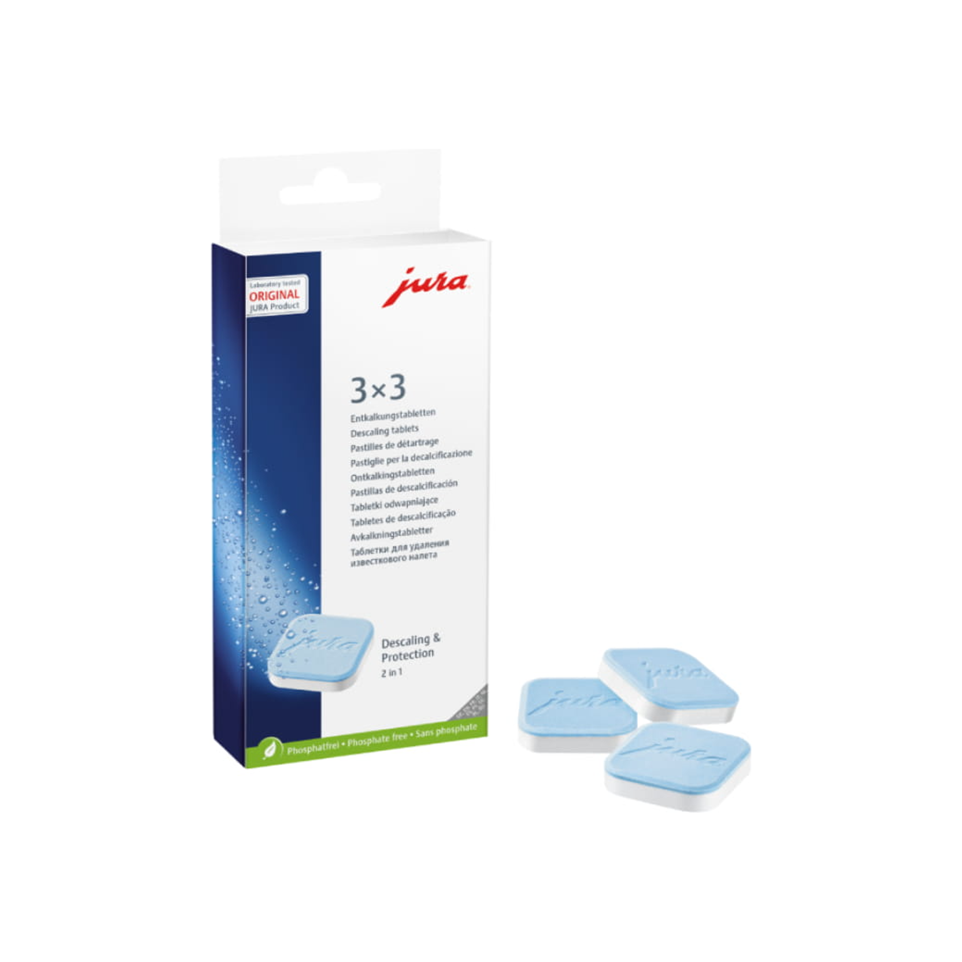 Jura 2-phase descaling tablets